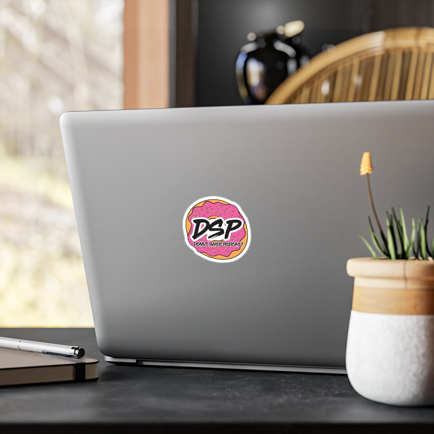 Donut Shop Podcast Sticker