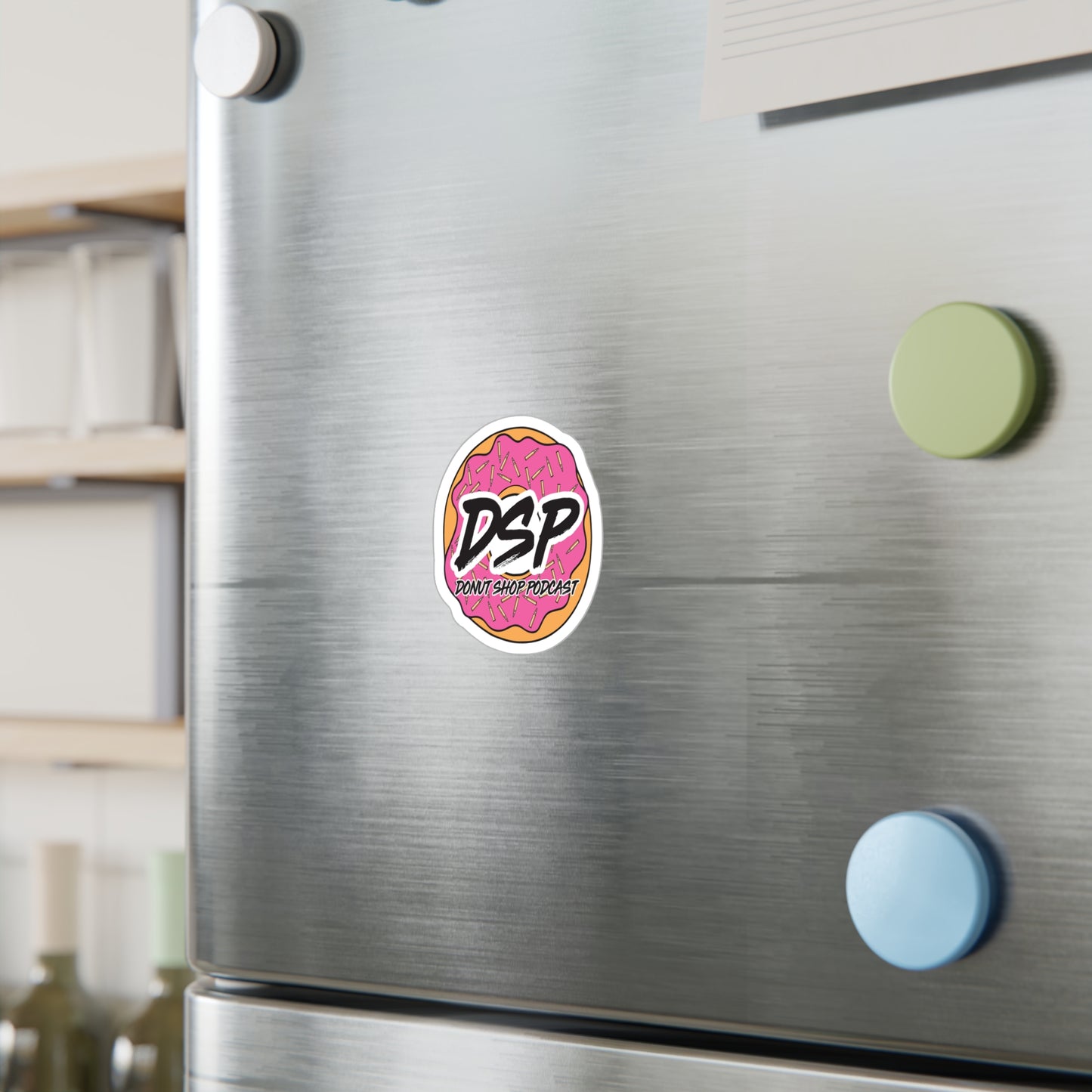 Donut Shop Podcast Sticker