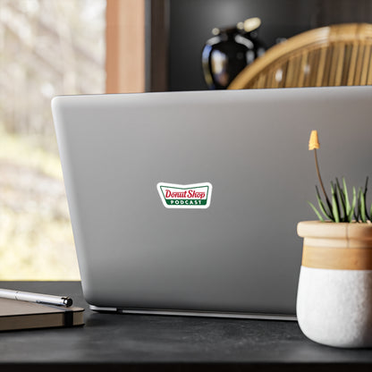Krispy Donut Shop Podcast Stickers