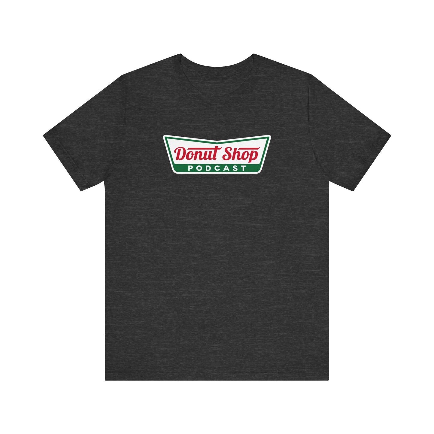 Donut Shop Podcast Unisex Jersey Tee - Parody Logo from a favorite shop