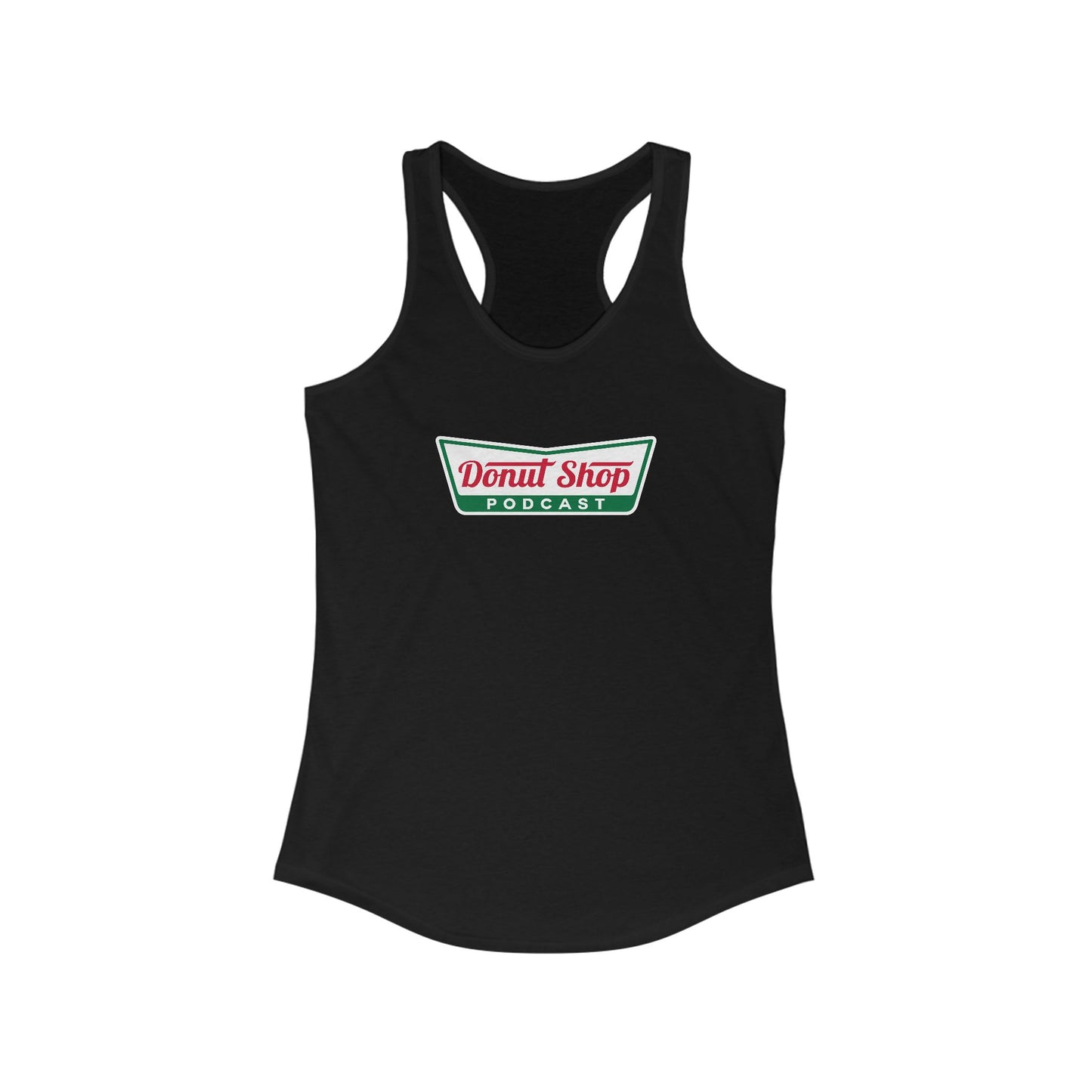 Krispy Donut Shop Podcast Women’s Racerback Tank