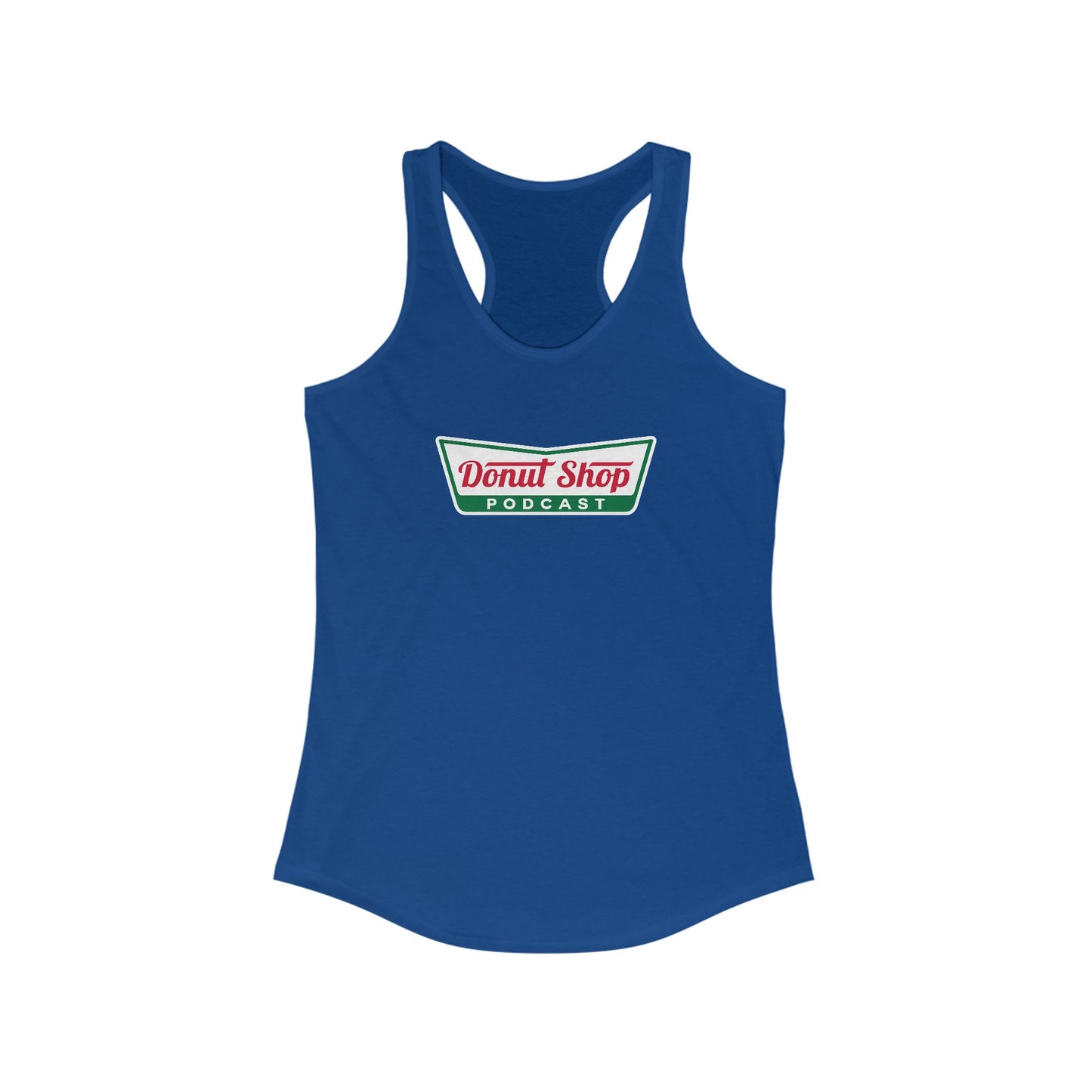 Krispy Donut Shop Podcast Women’s Racerback Tank