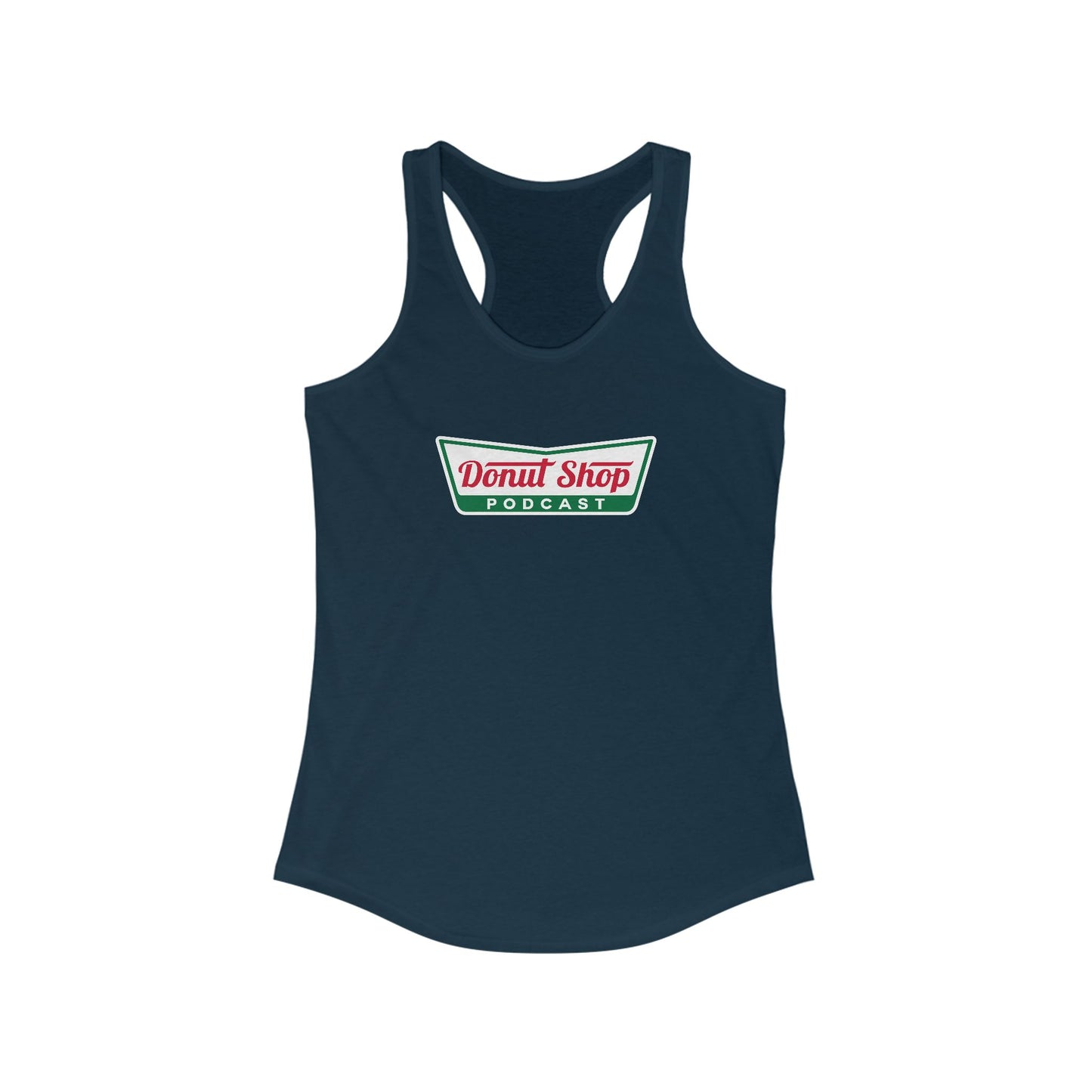 Krispy Donut Shop Podcast Women’s Racerback Tank