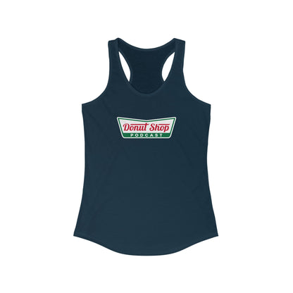 Krispy Donut Shop Podcast Women’s Racerback Tank