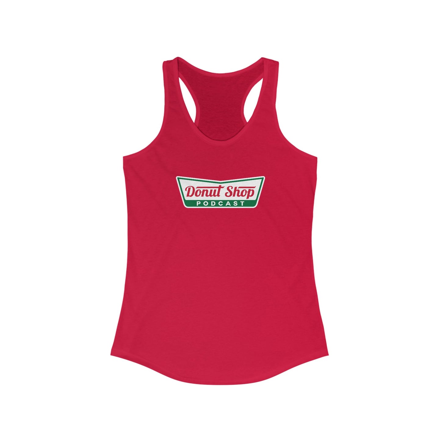 Krispy Donut Shop Podcast Women’s Racerback Tank