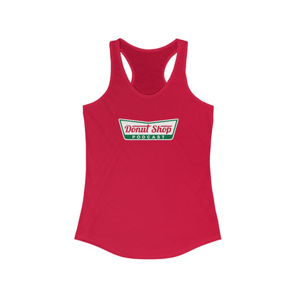 Krispy Donut Shop Podcast Women’s Racerback Tank