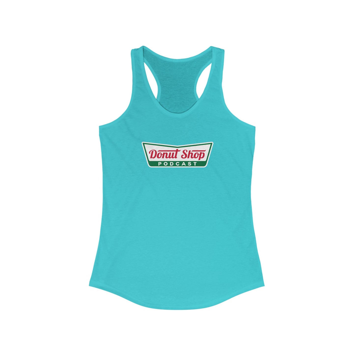 Krispy Donut Shop Podcast Women’s Racerback Tank