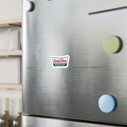 Krispy Donut Shop Podcast Stickers