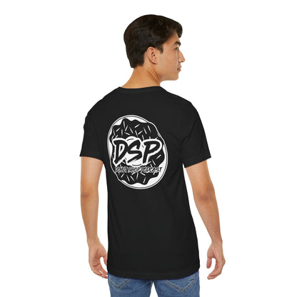 Donut Shop Podcast White Logo Shirt