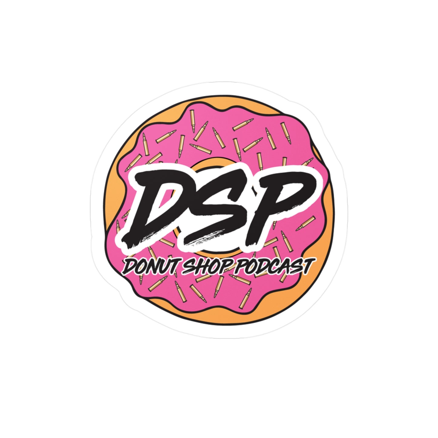 Donut Shop Podcast Sticker