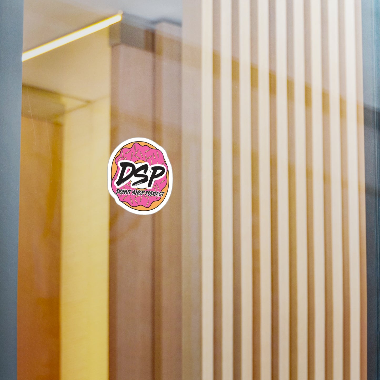 Donut Shop Podcast Sticker