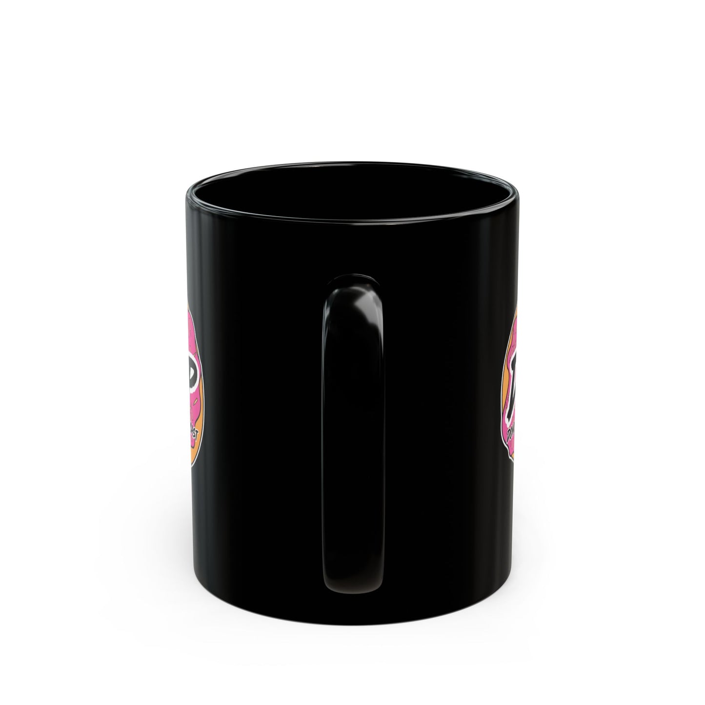 Donut Shop Podcast Black Mug (11oz, 15oz)