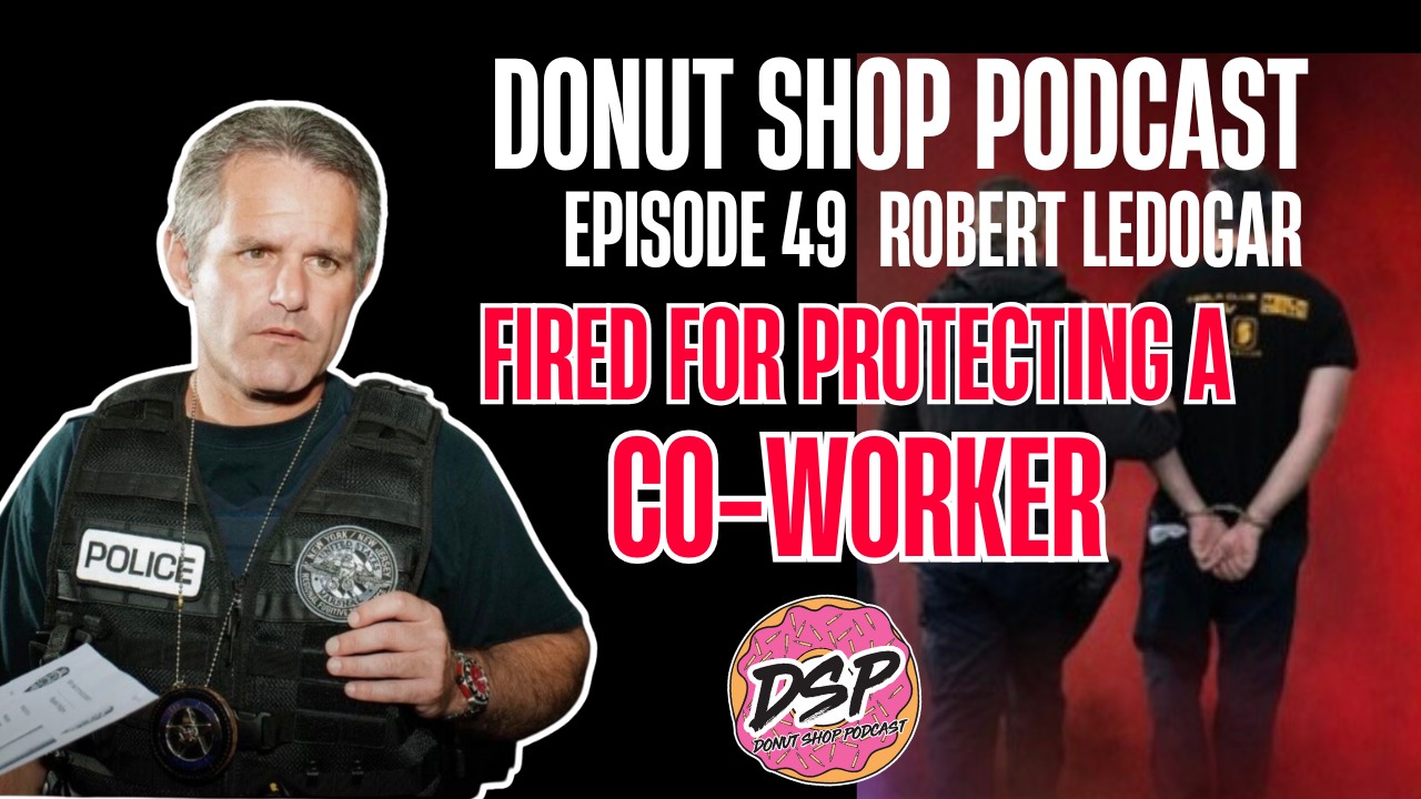 Load video: Donut Shop Podcast Episode 49 Robert Ledogar former US Marshal